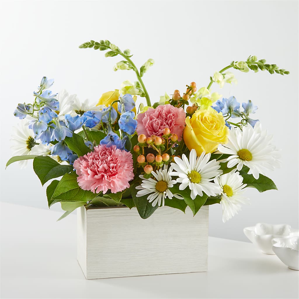 Sun Salutation Box Bouquet – Best Choice Floral And Landscape, Hortonville WI