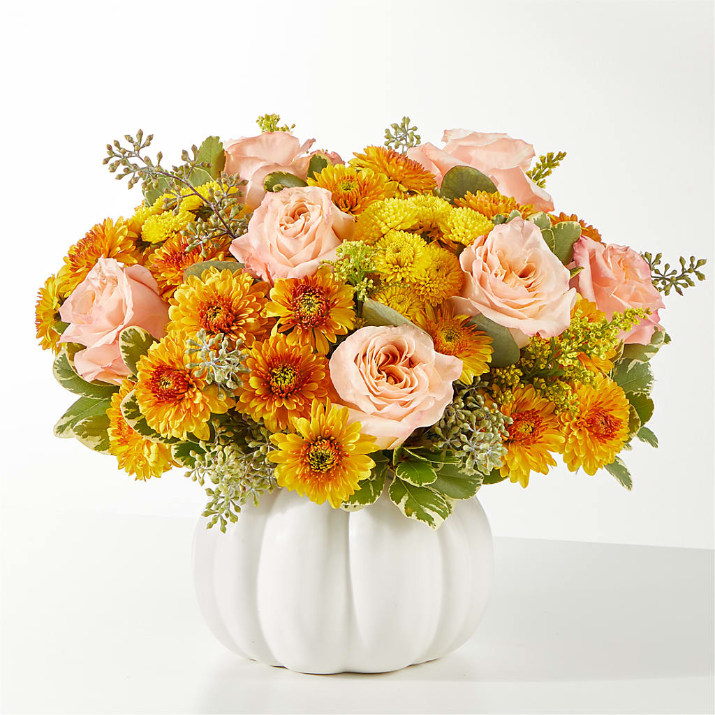 Peachy Pumpkin – Best Choice Floral And Landscape, Hortonville WI