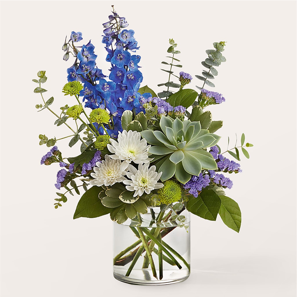 Cerulean Waves Bouquet – Best Choice Floral And Landscape, Hortonville WI