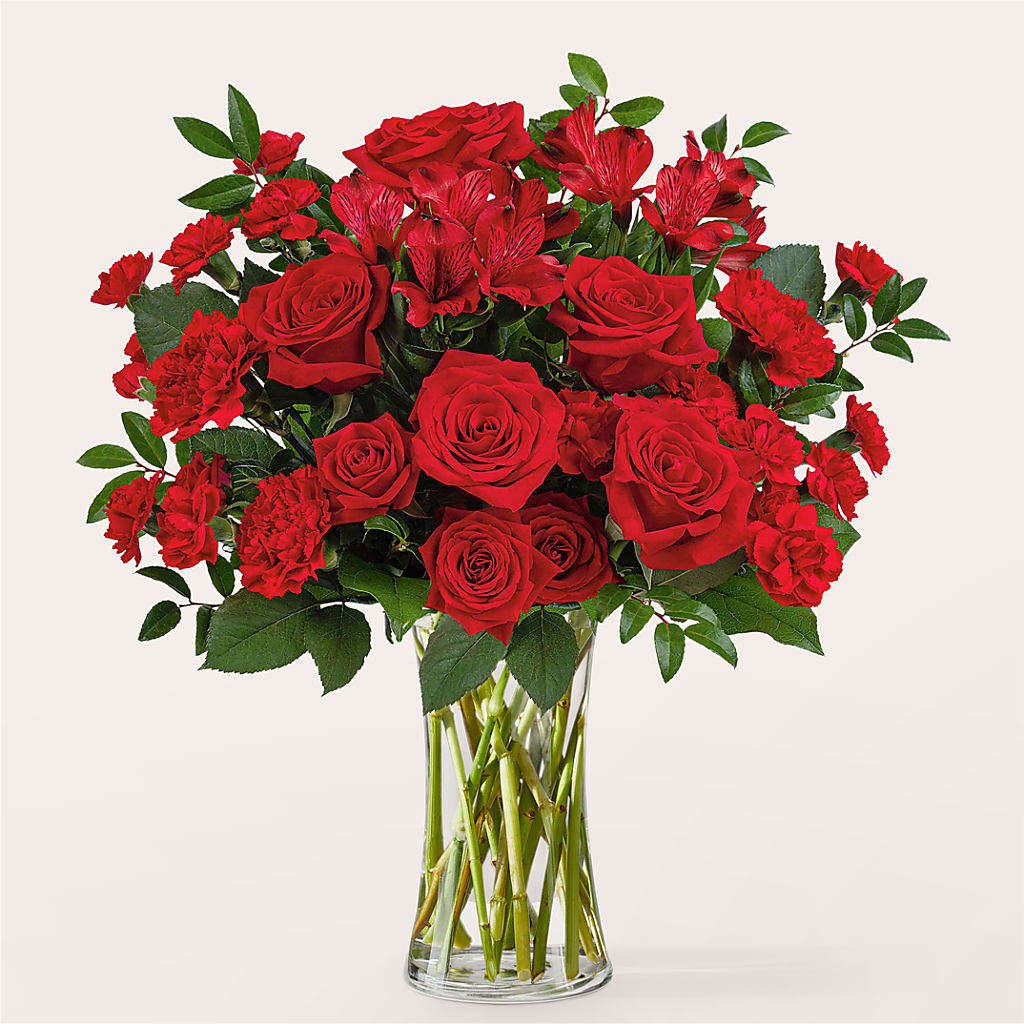 Brilliant Ruby Bouquet – Best Choice Floral And Landscape, Hortonville WI