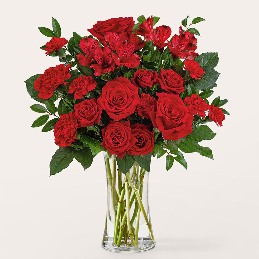 Brilliant Ruby Bouquet – Best Choice Floral And Landscape, Hortonville WI