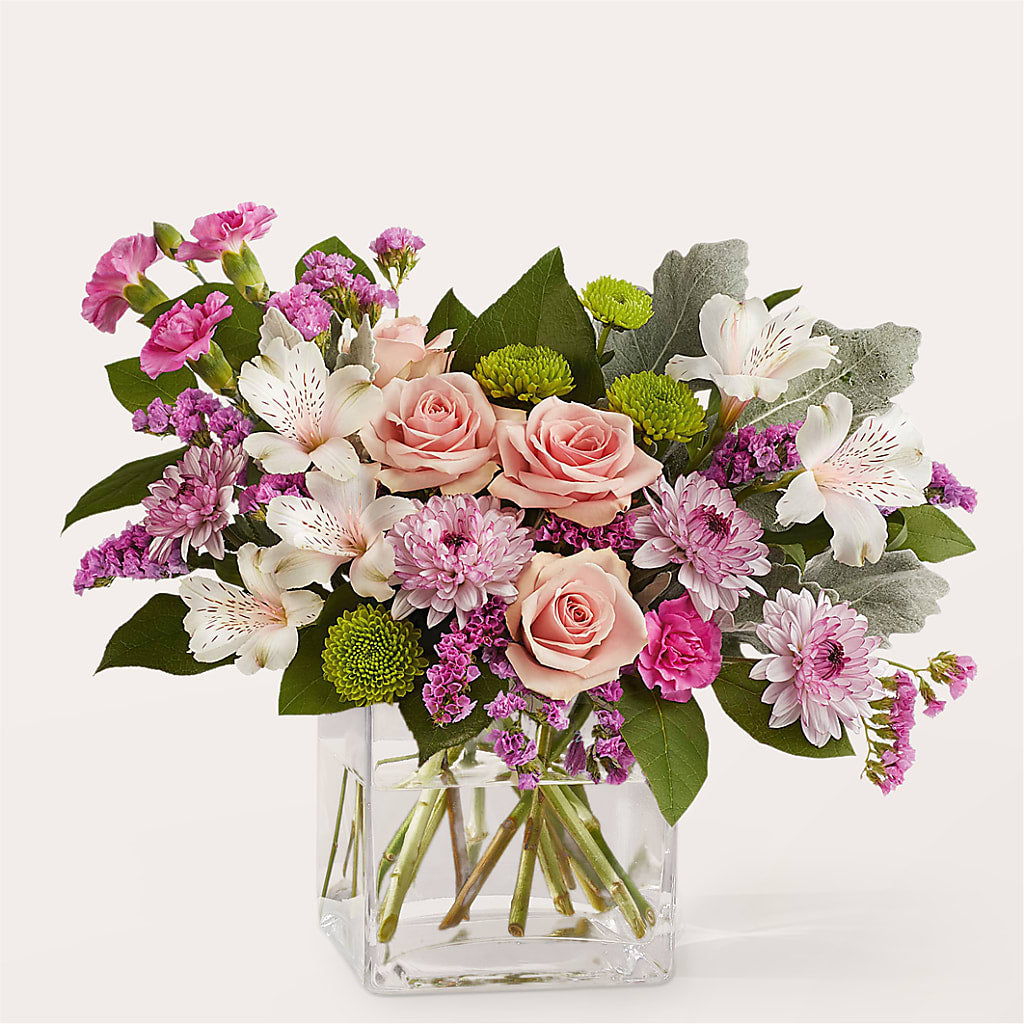 Pink Suede Bouquet – Best Choice Floral And Landscape, Hortonville WI