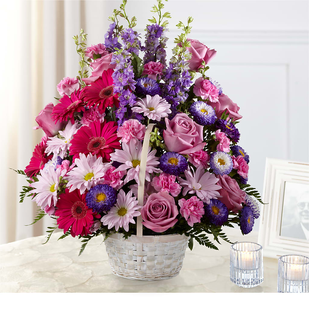 Pastel Peace Basket – Best Choice Floral And Landscape, Hortonville WI