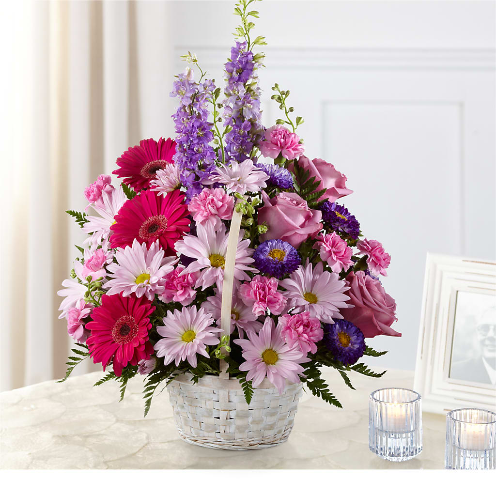 Pastel Peace Basket – Best Choice Floral And Landscape, Hortonville WI