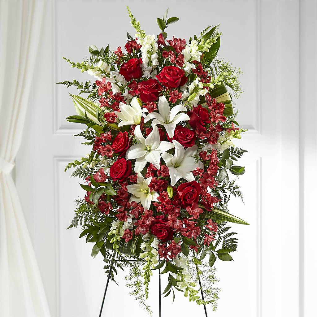 Everlasting Memory Standing Spray – Best Choice Floral And Landscape, Hortonville WI