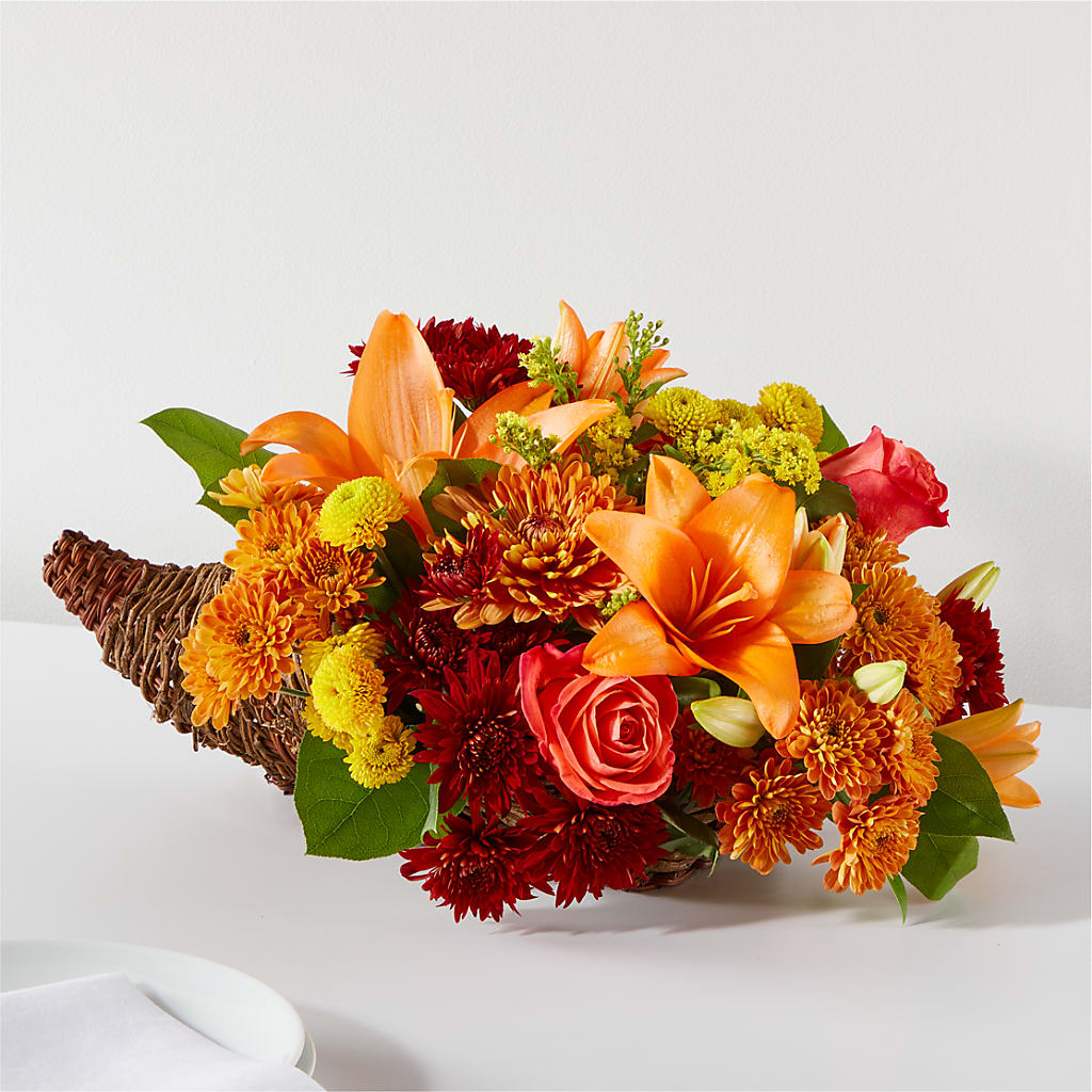 Bouquet of Blessings Cornucopia – Best Choice Floral And Landscape, Hortonville WI