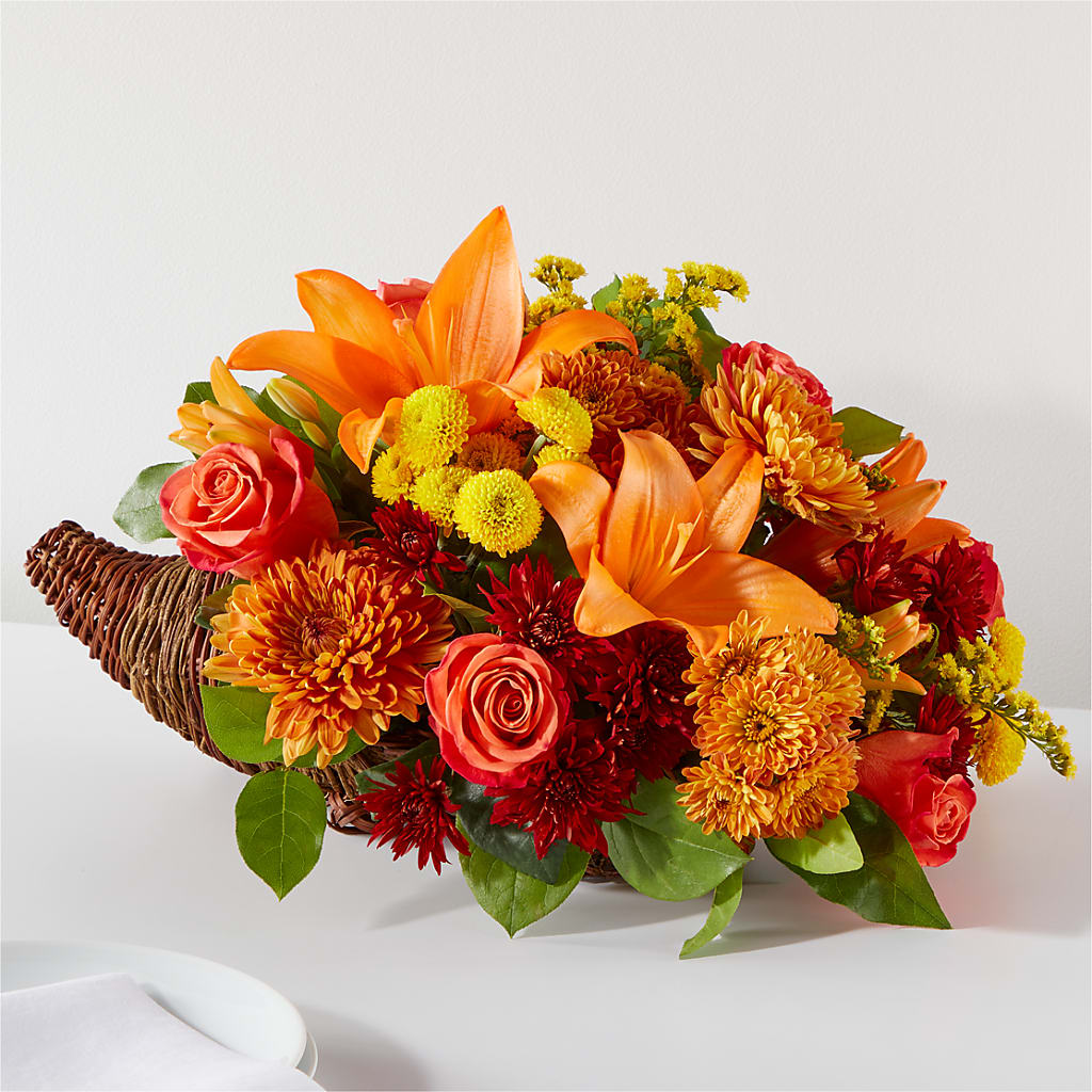 Bouquet of Blessings Cornucopia – Best Choice Floral And Landscape, Hortonville WI