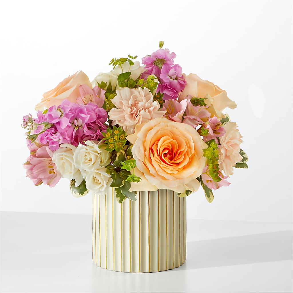 Paradise Bouquet with Ivory Vase – Best Choice Floral And Landscape, Hortonville WI
