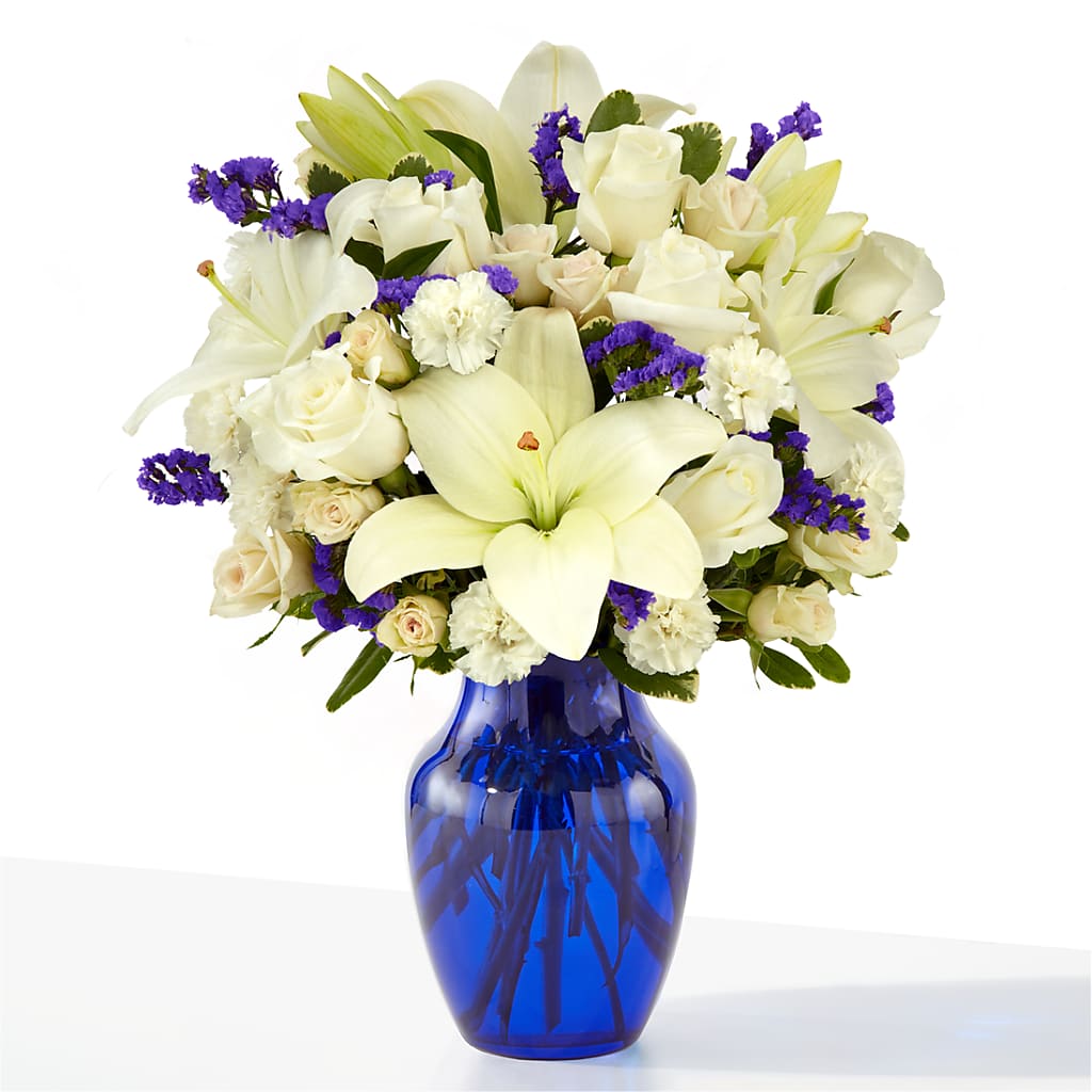 Sapphire Rush Bouquet – Best Choice Floral And Landscape, Hortonville WI