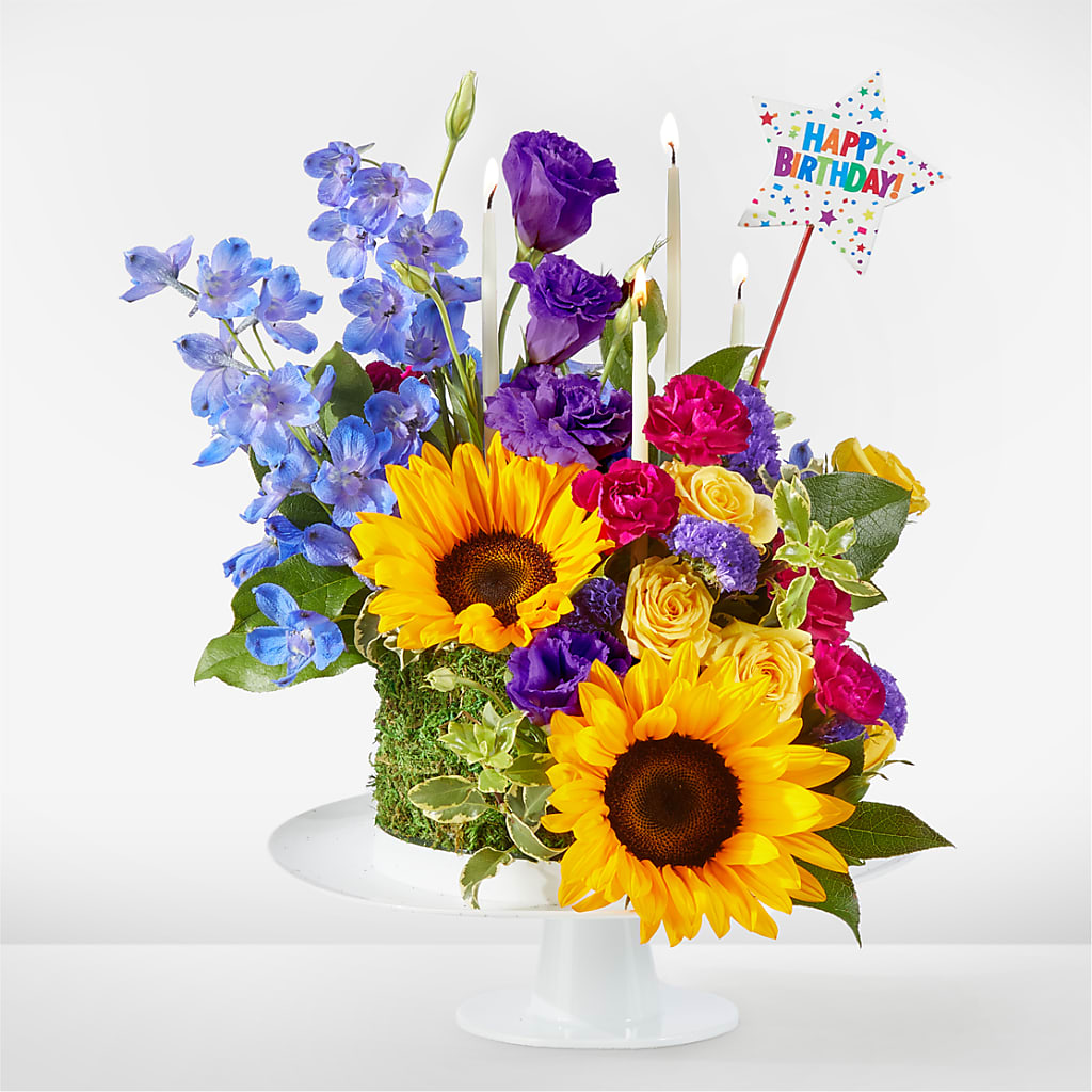 Star of the Day Floral Cake – Best Choice Floral And Landscape, Hortonville WI