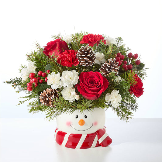 Jolly Snowman Bouquet –  Best Choice Floral And Landscape, Hortonville WI