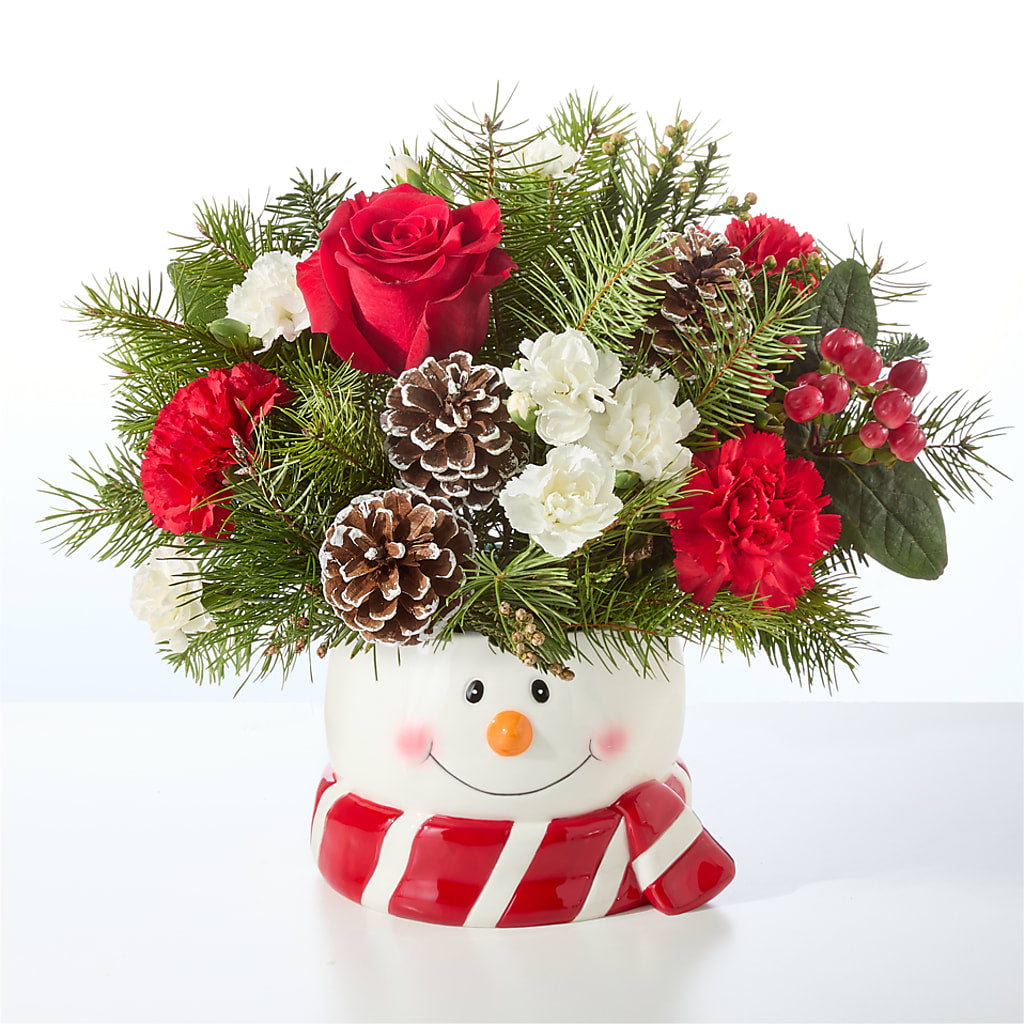 Jolly Snowman Bouquet –  Best Choice Floral And Landscape, Hortonville WI