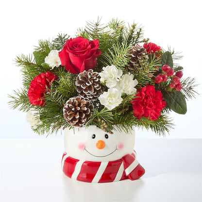 Jolly Snowman Bouquet –  Best Choice Floral And Landscape, Hortonville WI