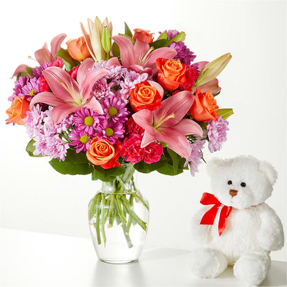 One and Only Bouquet and Bear Bundle –  Best Choice Floral And Landscape, Hortonville WI