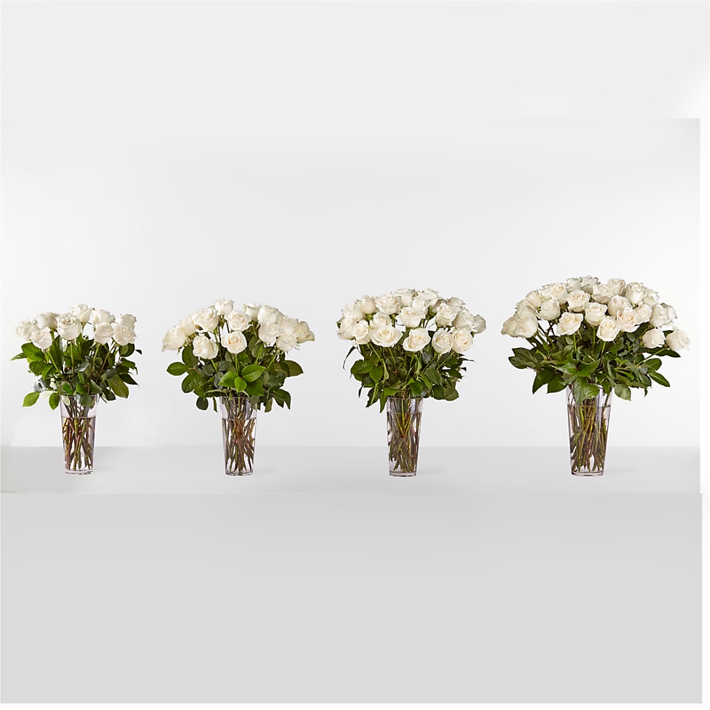 Long Stem White Rose Bouquet –  Best Choice Floral And Landscape, Hortonville WI