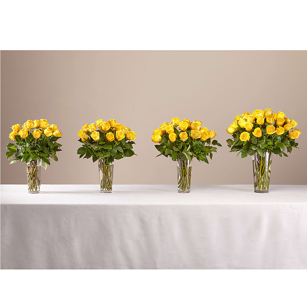 Long Stem Yellow Rose Bouquet –  Best Choice Floral And Landscape, Hortonville WI