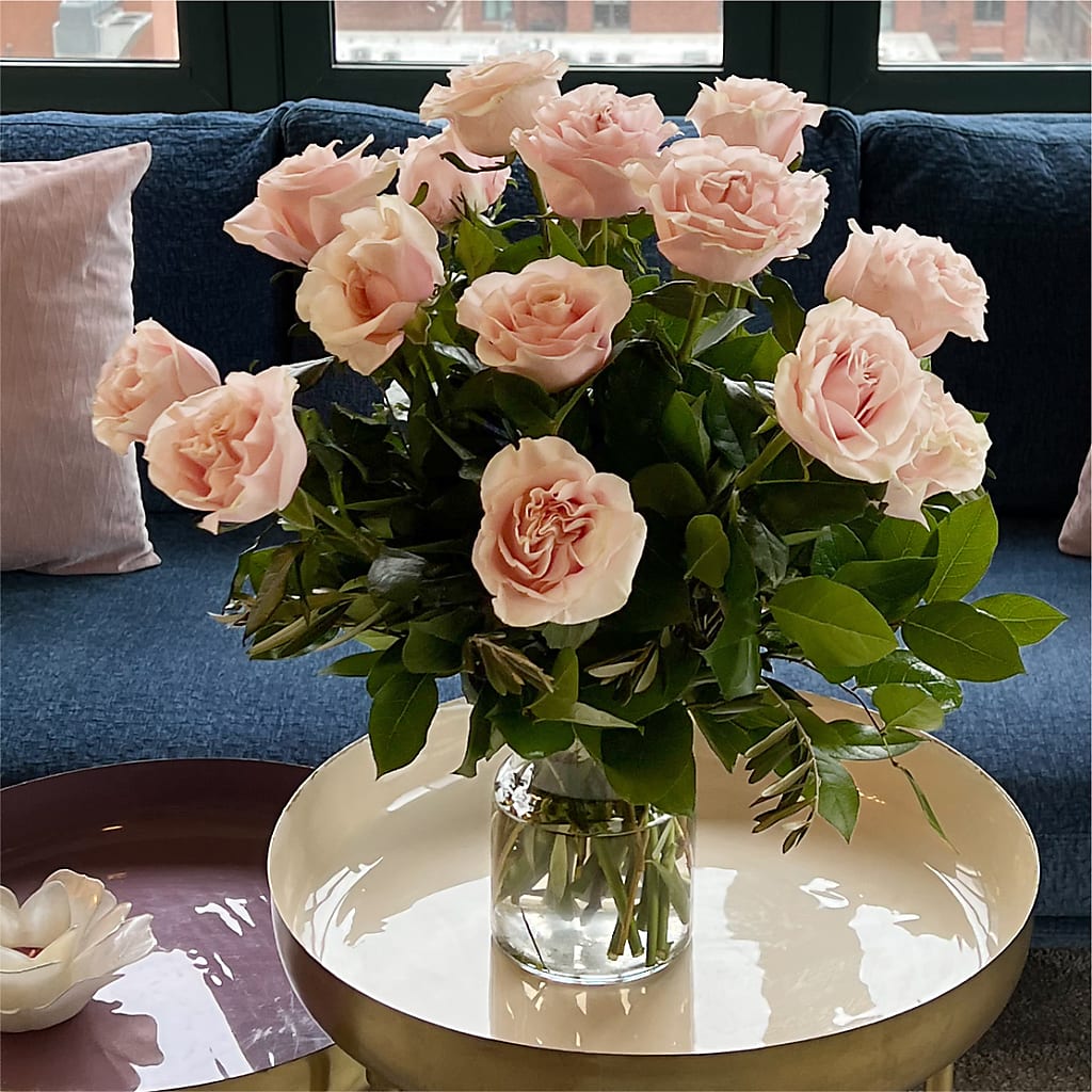 Long Stem Pink Rose Bouquet –  Best Choice Floral And Landscape, Hortonville WI