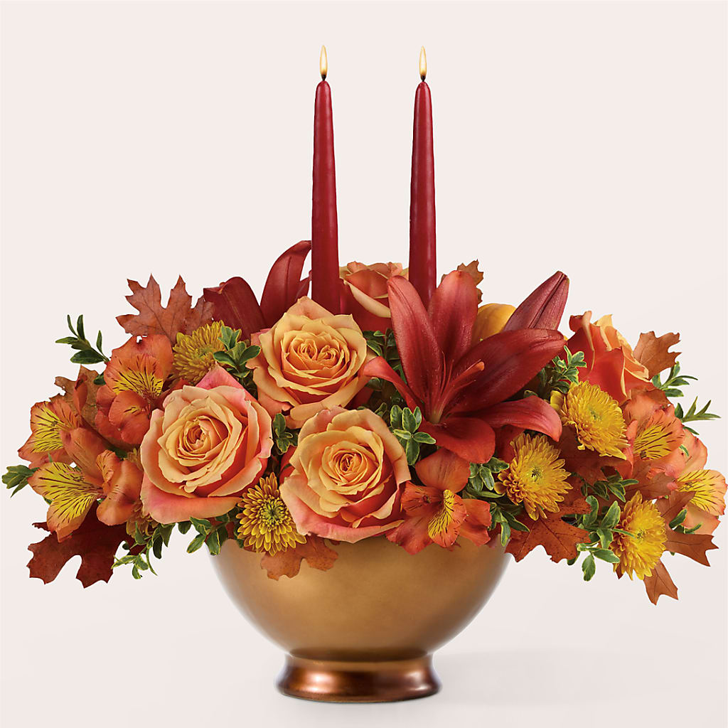 Harvest Table Centerpiece –  Best Choice Floral And Landscape, Hortonville WI