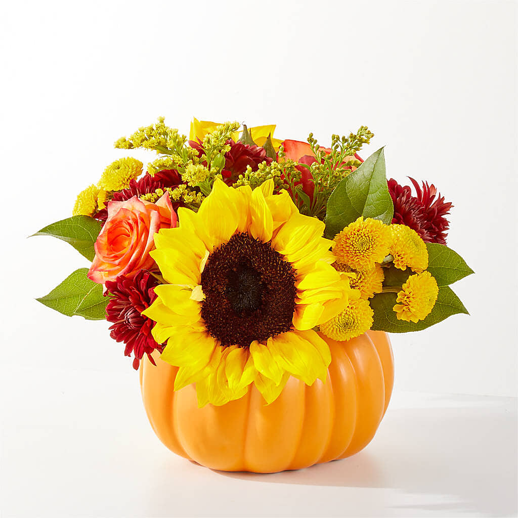 Golden Gourd Pumpkin Bouquet –  Best Choice Floral And Landscape, Hortonville WI