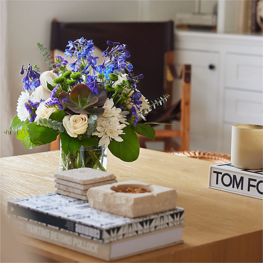 Cerulean Waves Bouquet –  Best Choice Floral And Landscape, Hortonville WI