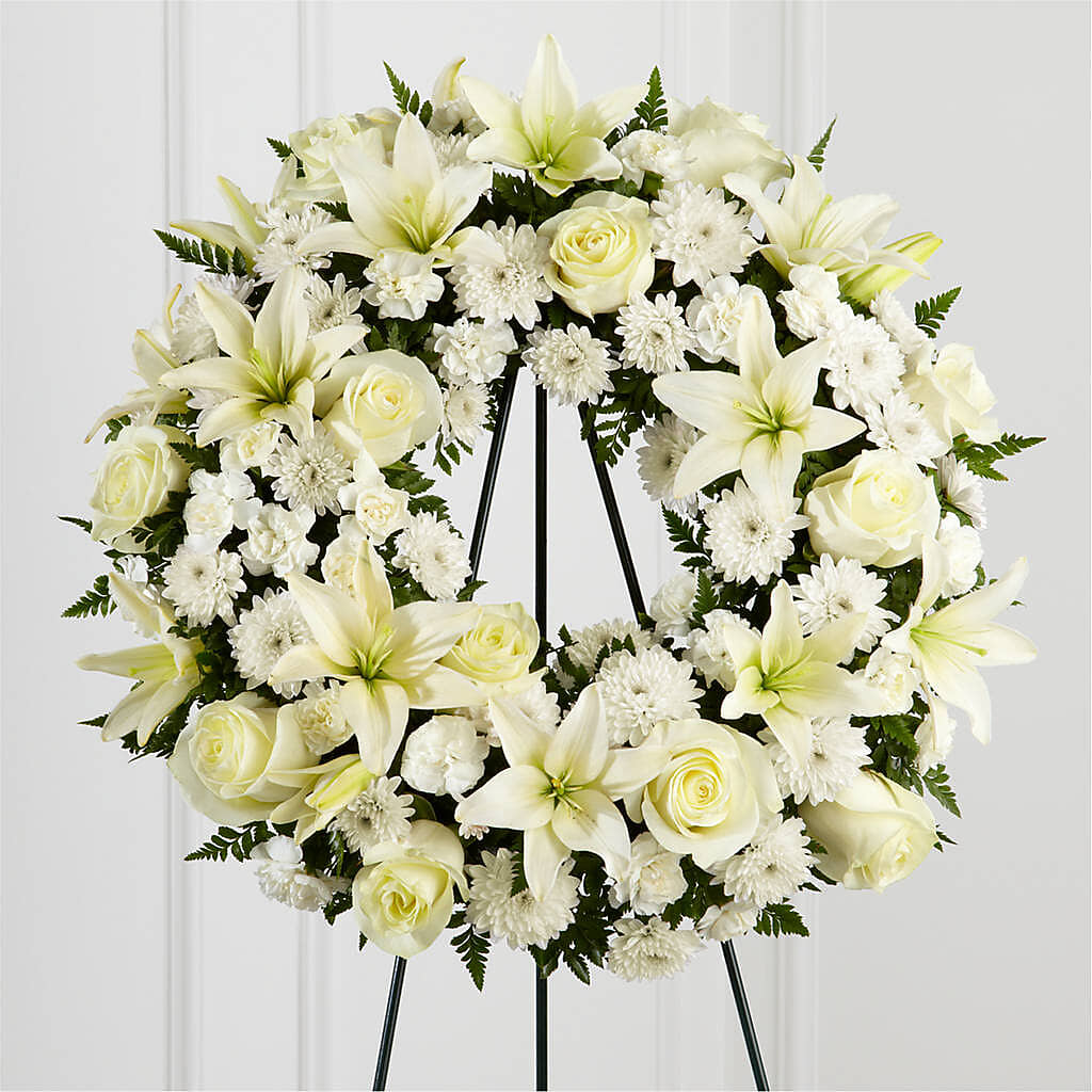 Treasured Tribute Wreath –  Best Choice Floral And Landscape, Hortonville WI