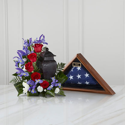 Patriotic Tribute Arrangement –  Best Choice Floral And Landscape, Hortonville WI