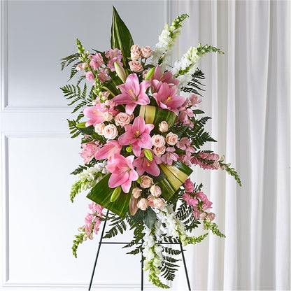 Elegant Embrace Standing Spray –  Best Choice Floral And Landscape, Hortonville WI