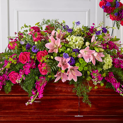 Radiant Tribute Casket Spray –  Best Choice Floral And Landscape, Hortonville WI