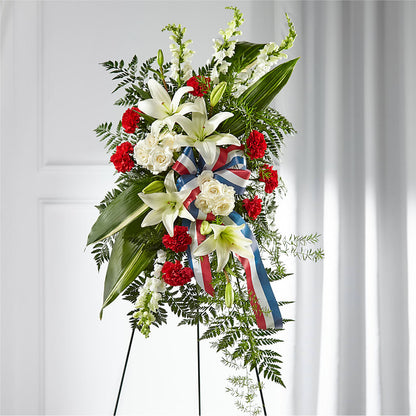 Stars of Life Standing Spray –  Best Choice Floral And Landscape, Hortonville WI