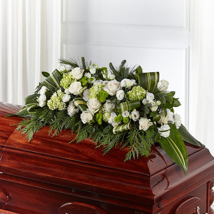 Hopeful Gesture Casket Spray –  Best Choice Floral And Landscape, Hortonville WI