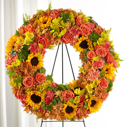 Autumnal Memories Wreath (Standard) –  Best Choice Floral And Landscape, Hortonville WI