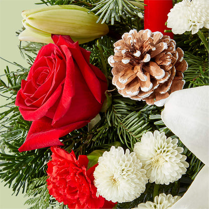 Seasonal Festivities Centerpiece –  Best Choice Floral And Landscape, Hortonville WI
