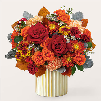 Merlot Bouquet with Ivory Vase –  Best Choice Floral And Landscape, Hortonville WI