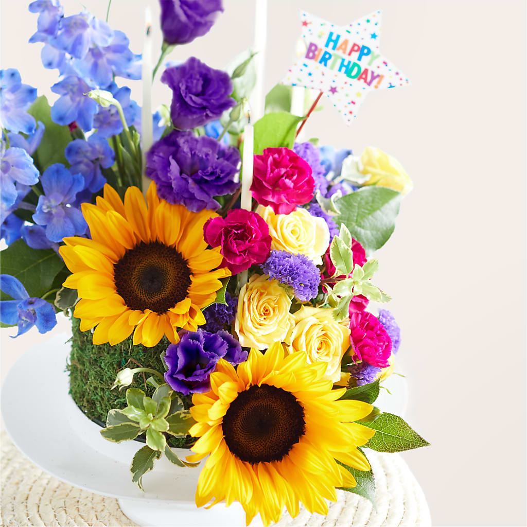 Star of the Day Floral Cake –  Best Choice Floral And Landscape, Hortonville WI