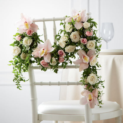 Orchid Rose Chair Décor –  Best Choice Floral And Landscape, Hortonville WI
