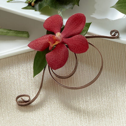 Red Mokara Boutonniere –  Best Choice Floral And Landscape, Hortonville WI
